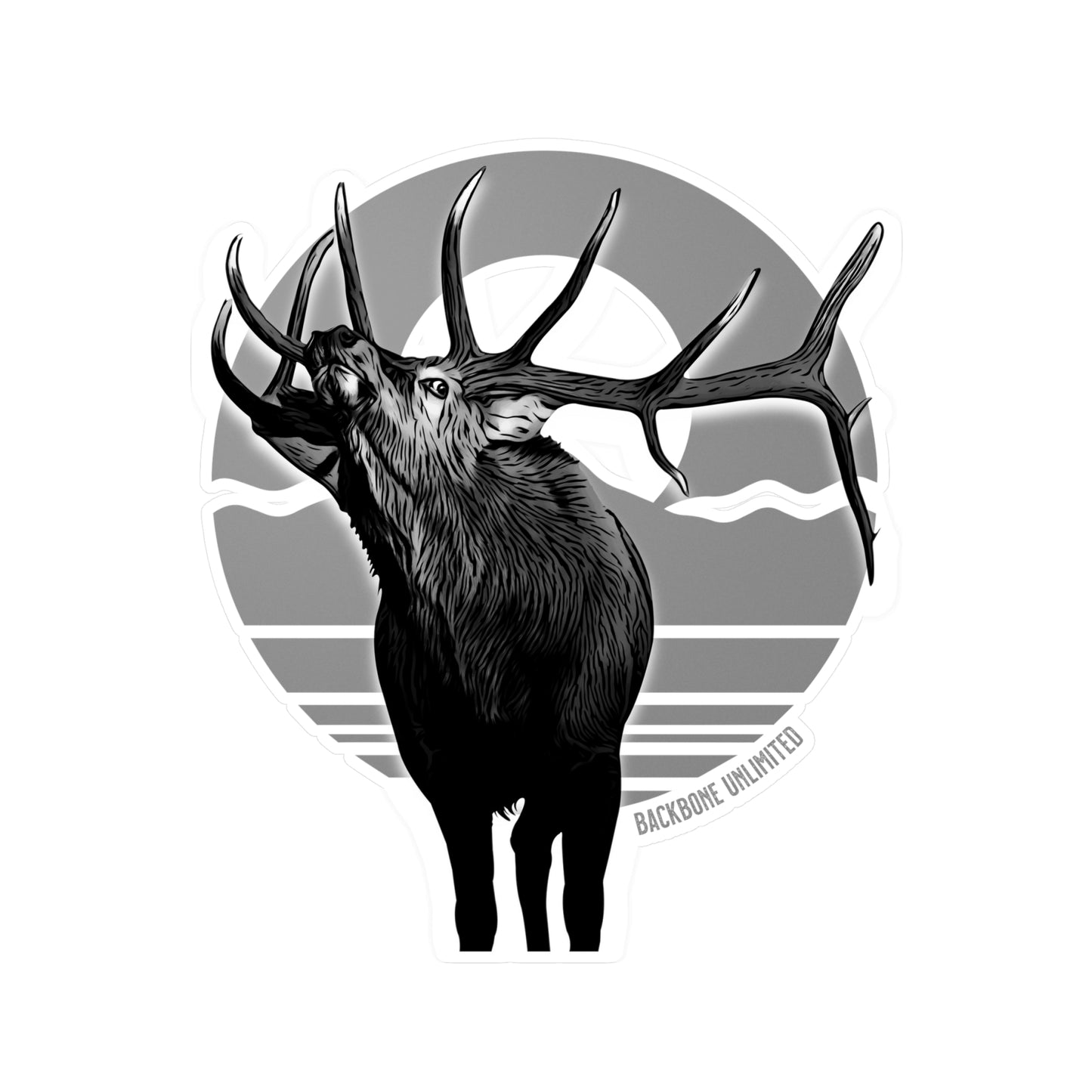 WILD SIDE BULL ELK STICKERS