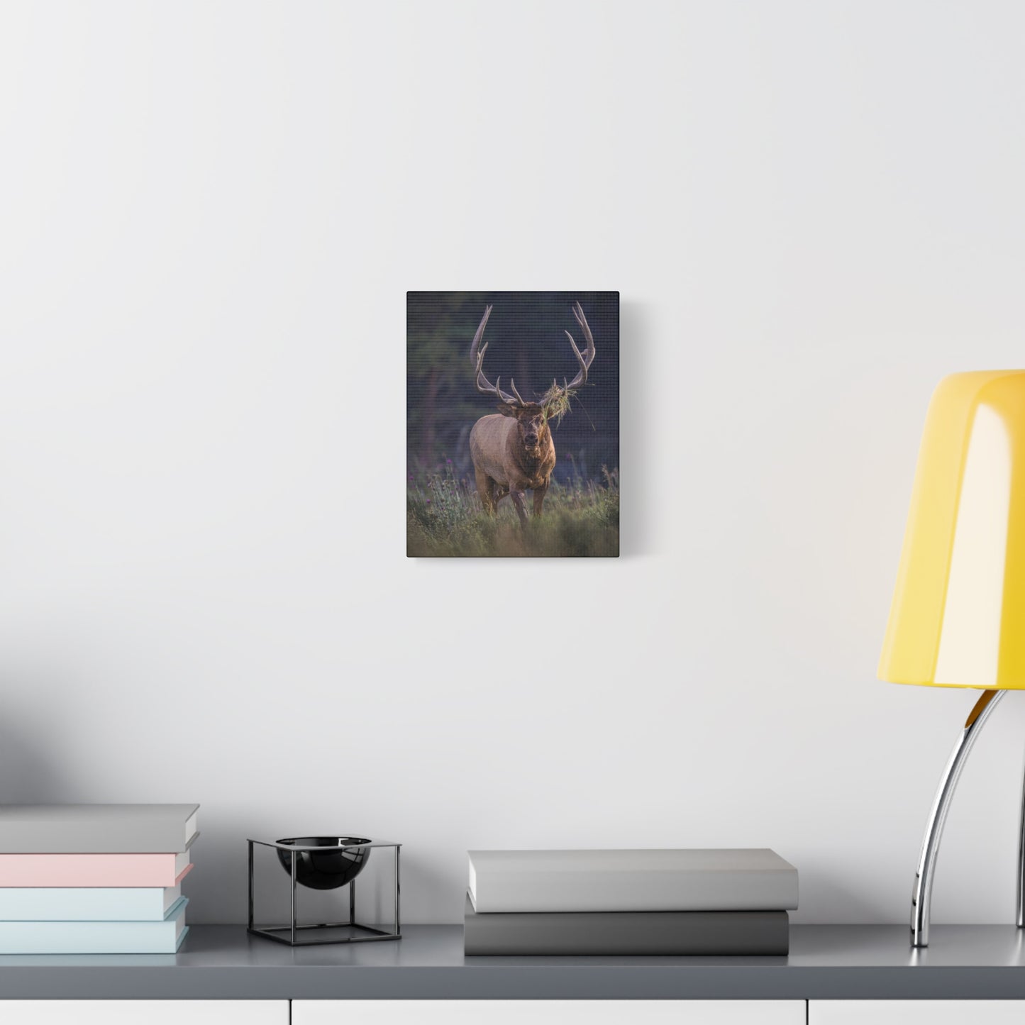 DECKED OUT BULL ELK STRETCHED CANVAS PRINT