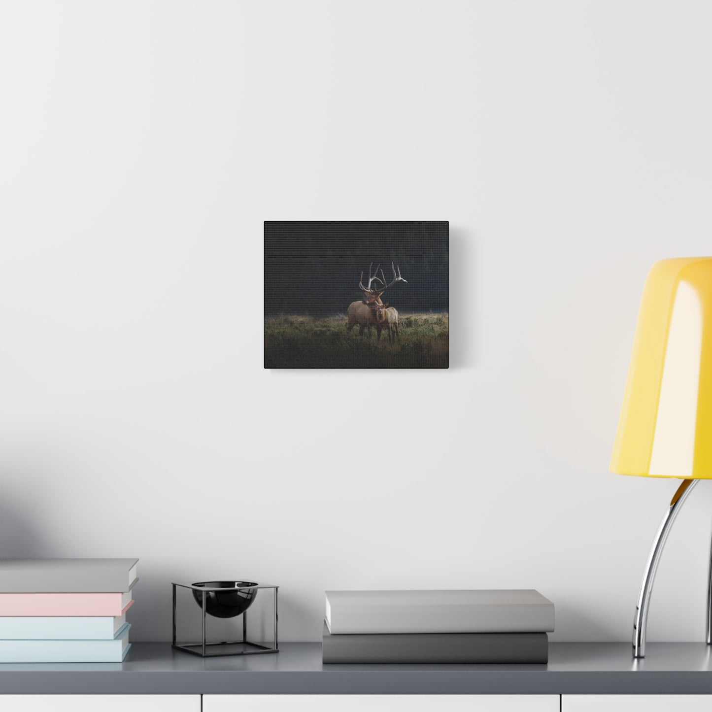 GENERATIONS BULL ELK STRETCHED CANVAS PRINT