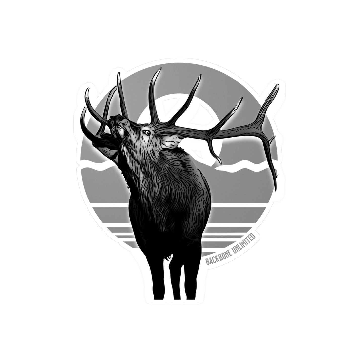 WILD SIDE BULL ELK STICKERS