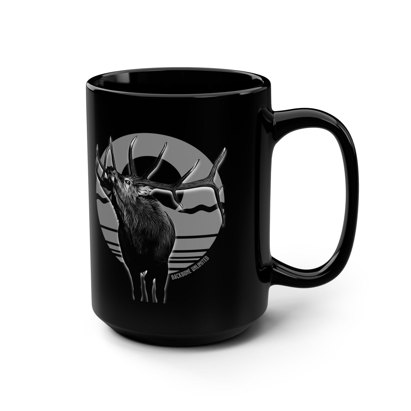 WILD SIDE BULL ELK CERAMIC MUG