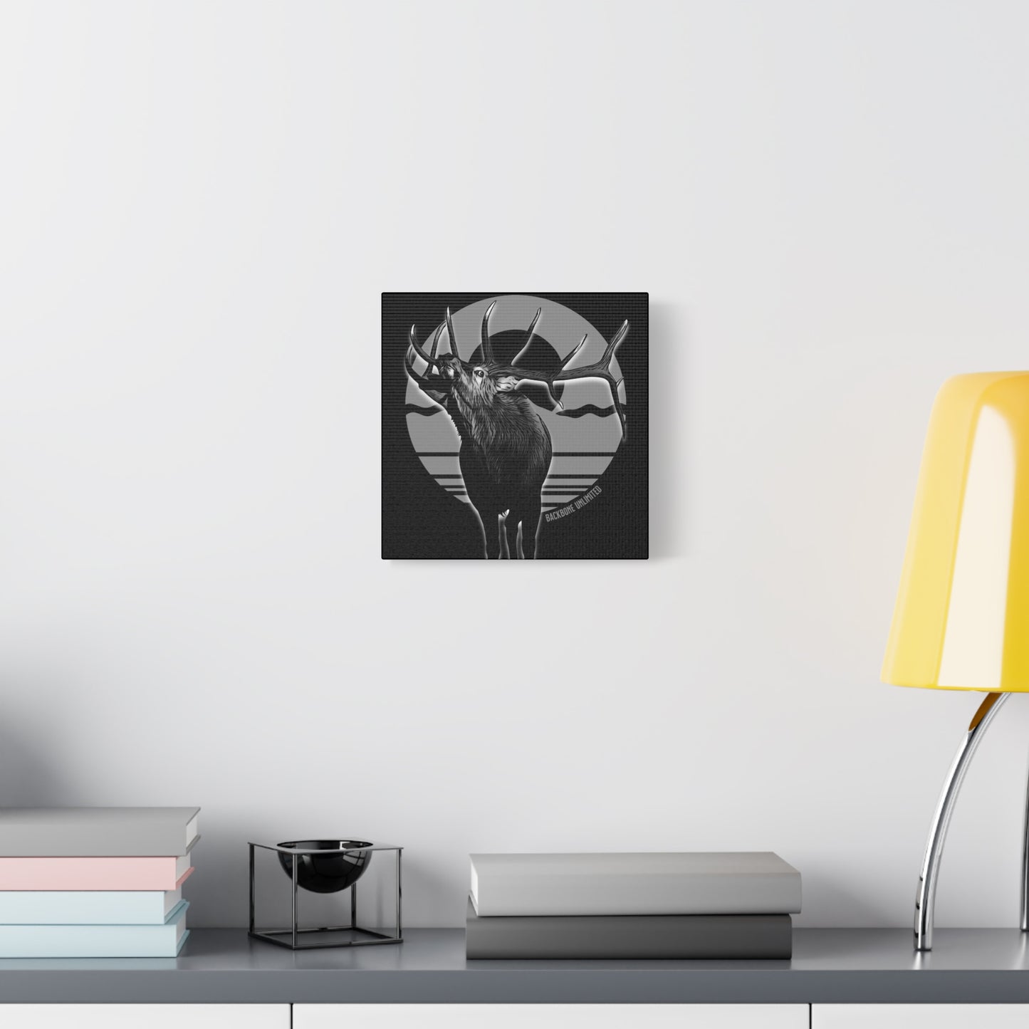 WILD SIDE BULL ELK STRETCHED CANVAS PRINT