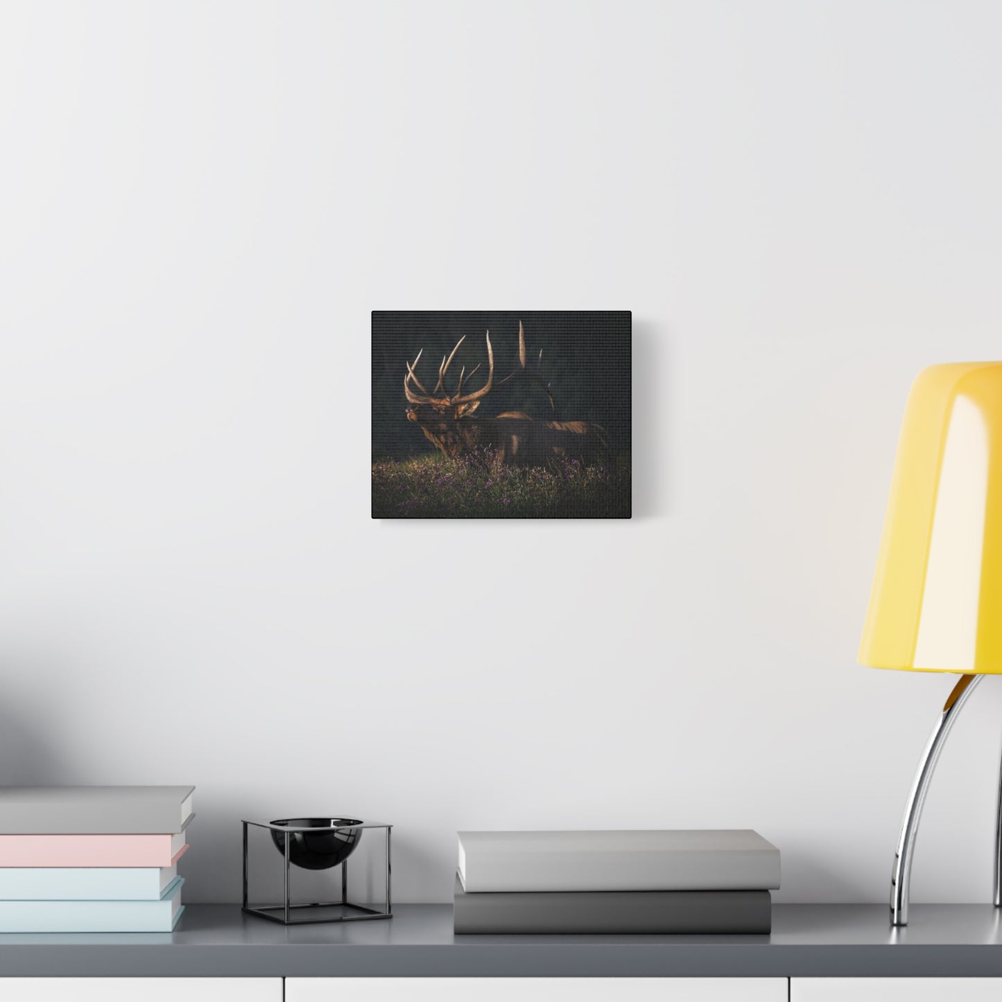 FIRST LIGHT MONARCH BULL ELK STRETCHED CANVAS PRINT