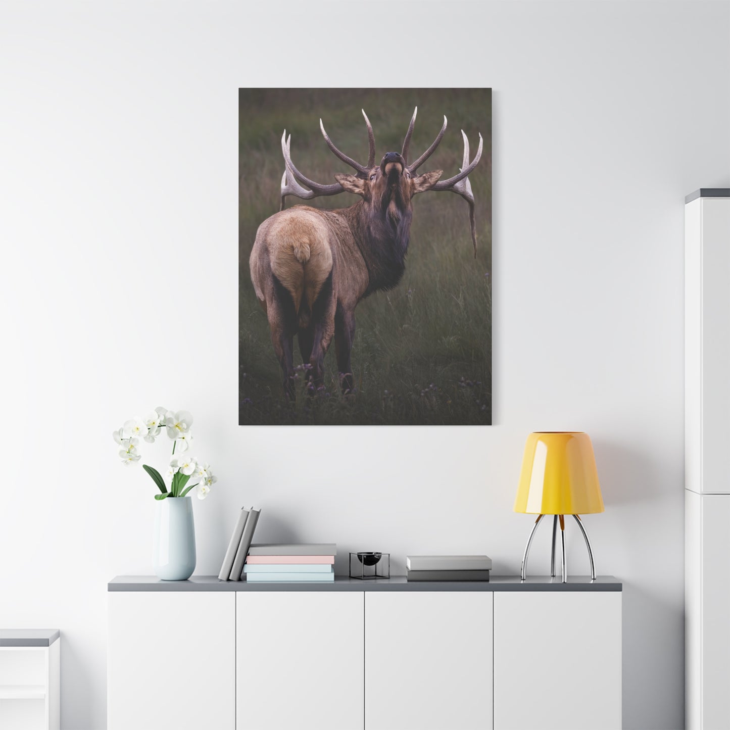 BEYOND BULL ELK STRETCHED CANVAS PRINT