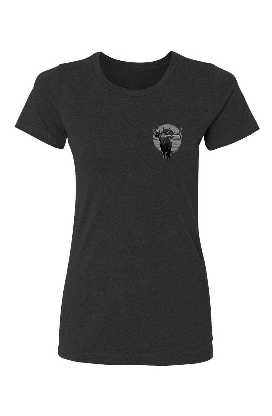 WILD SIDE BULL ELK LADIES CUT T-SHIRT