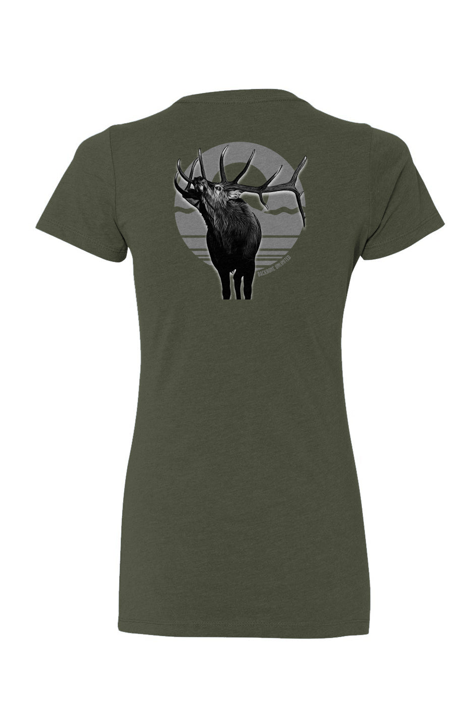 WILD SIDE BULL ELK LADIES CUT T-SHIRT