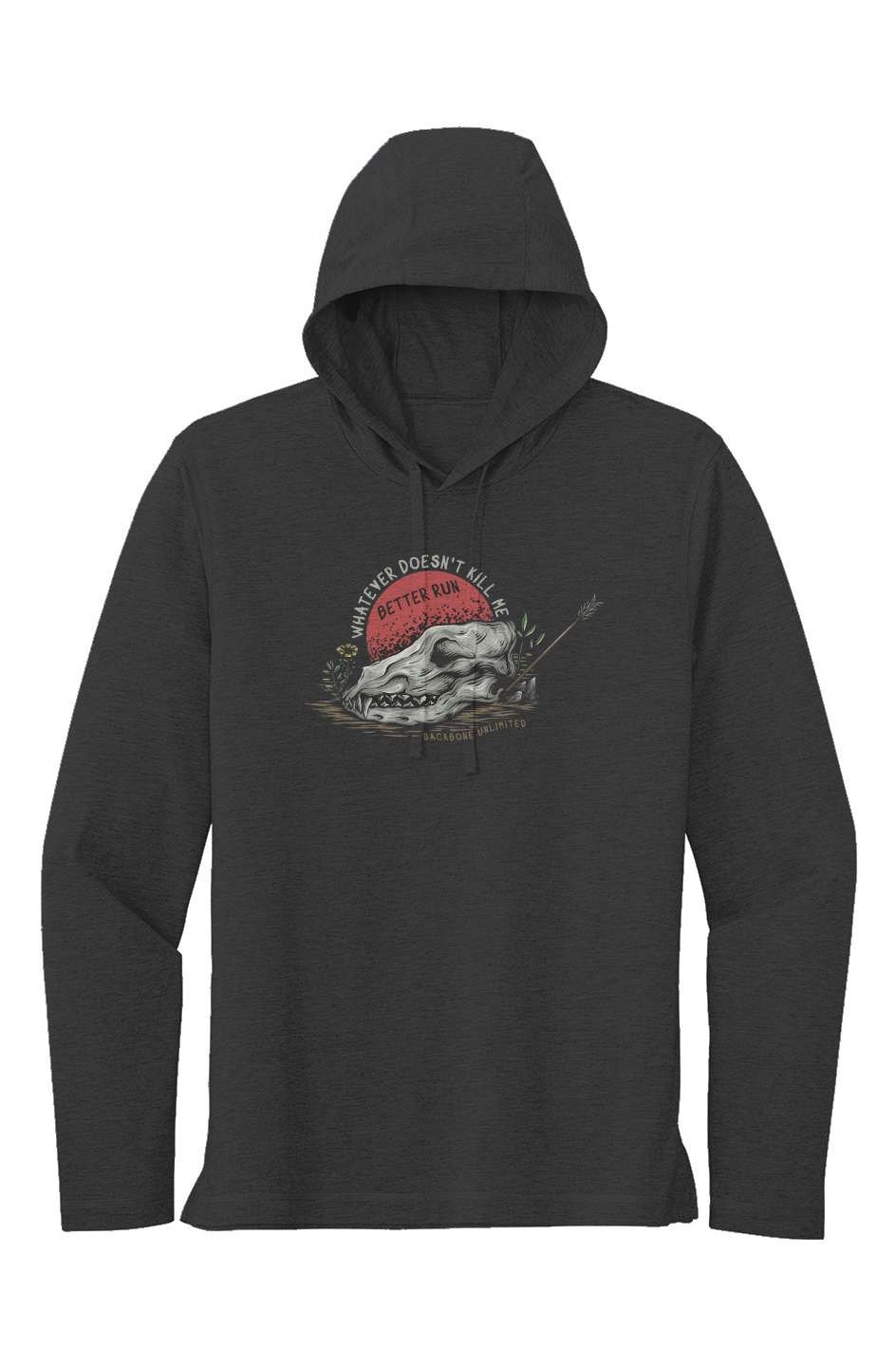 WHATEVER DOESN'T KILL ME BETTER RUN PERFORMANCE HOODIE