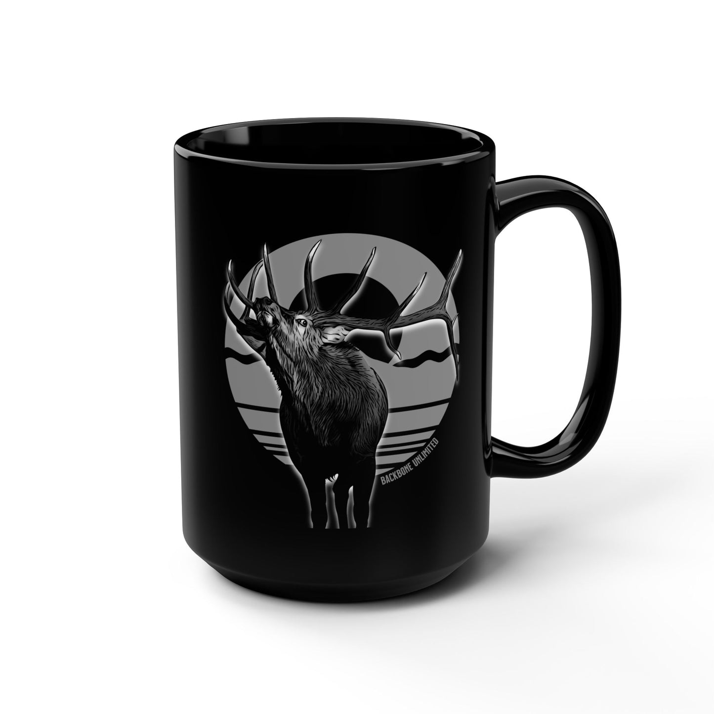 WILD SIDE BULL ELK CERAMIC MUG