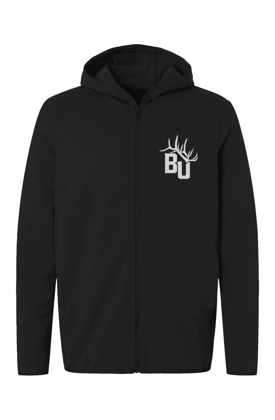 BU LOGO FULL ZIP HOODIE