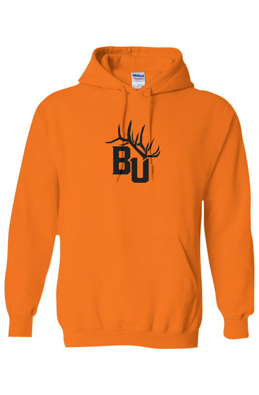 BU LOGO FLORESCENT ORANGE HOODIE