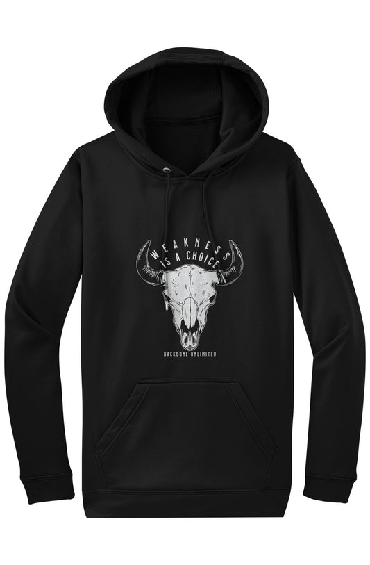 WEAKNESS IS A CHOICE HOODIE