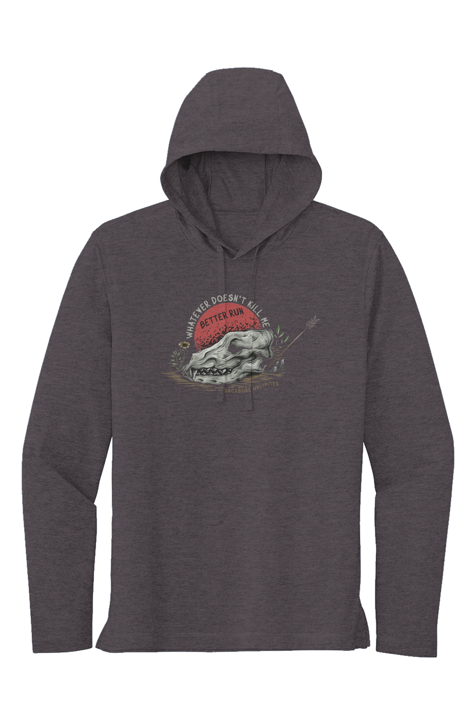 WHATEVER DOESN'T KILL ME BETTER RUN PERFORMANCE HOODIE