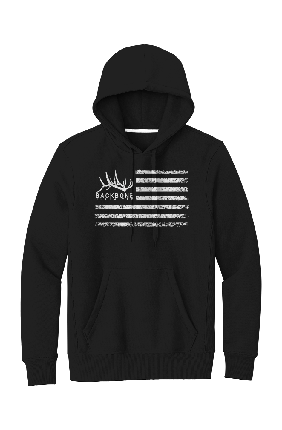 BACKBONE NATION SUPER HEAVYWEIGHT HOODIE BLACK