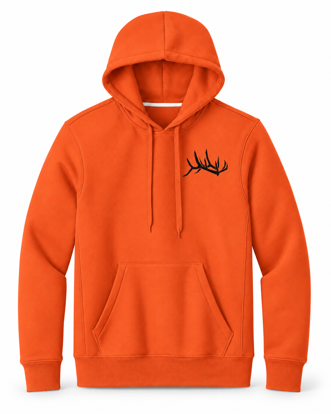 BACKBONE ELK ANTLERS SUPER HEAVYWEIGHT HOODIE - BLAZE ORANGE