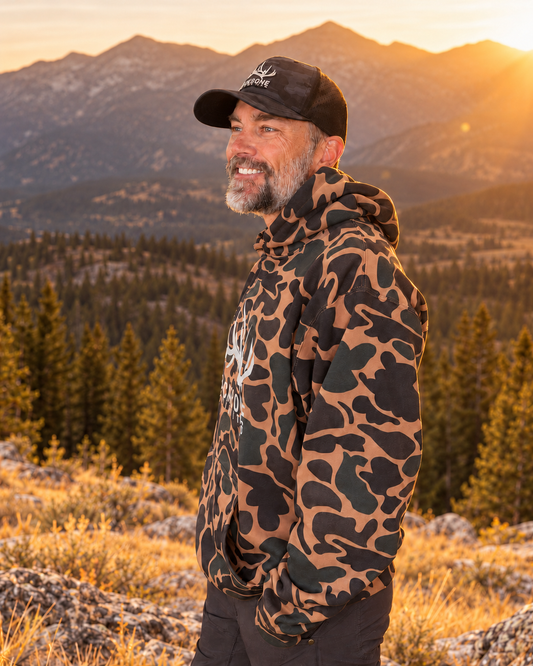 BACKBONE HEAVYWEIGHT HOODIE TRAD CAMO