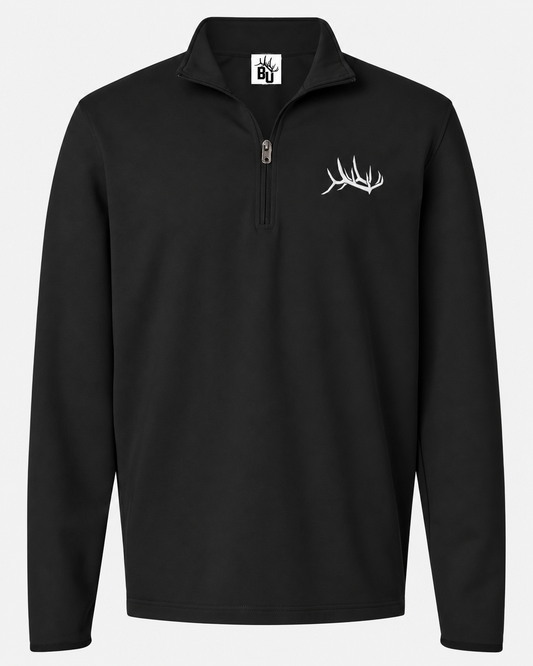 BACKBONE PERFORMANCE QUARTER ZIP BLACK