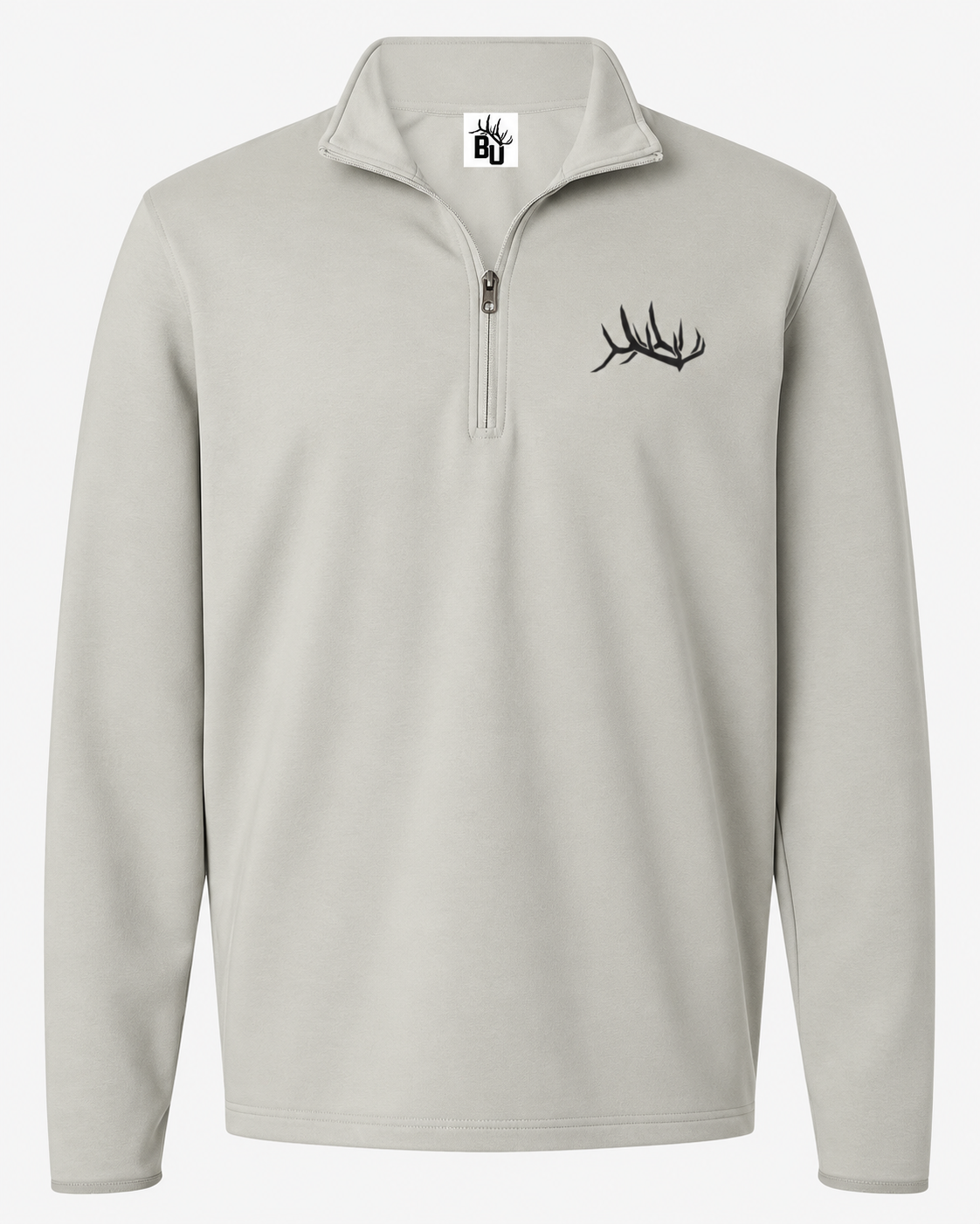 BACKBONE PERFORMANCE QUARTER ZIP SMOKE