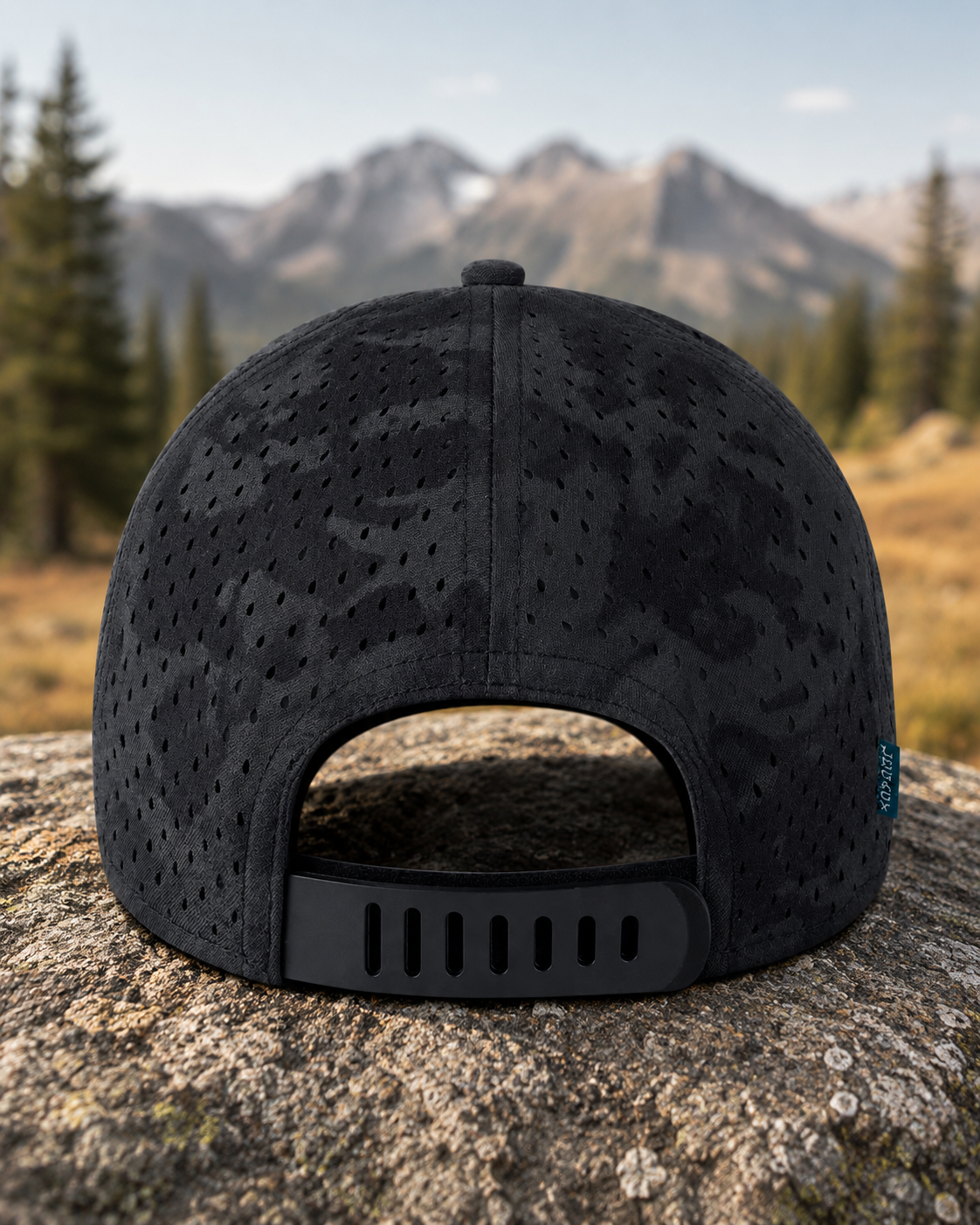 BACKBONE UNLIMITED FULL LOGO HAT - BLACK CAMO