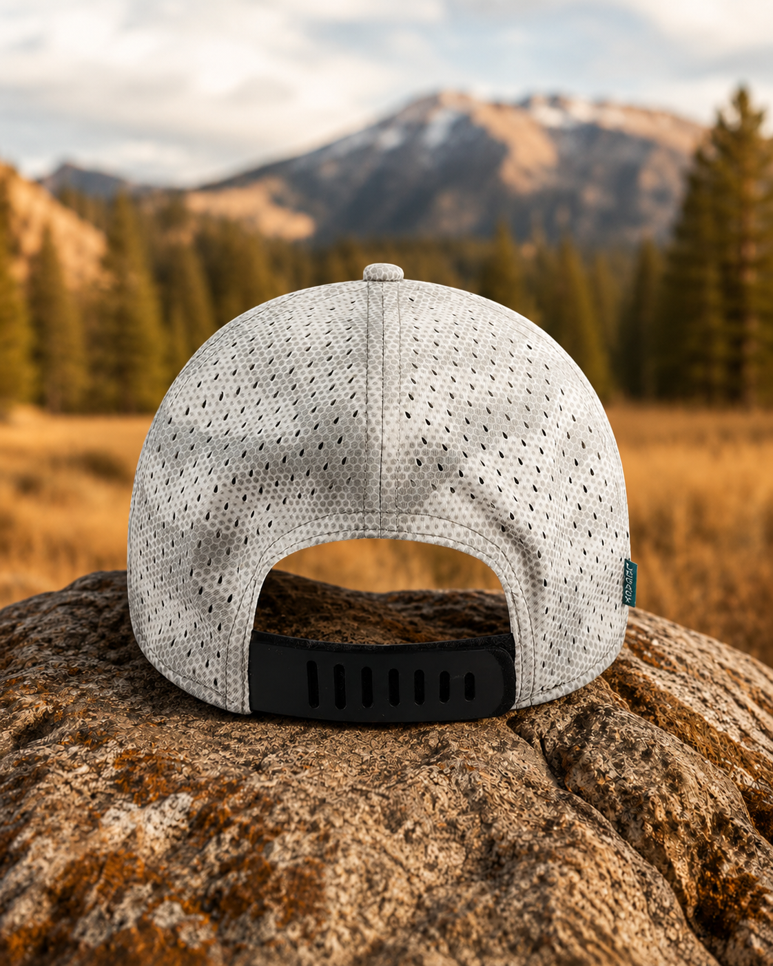 BACKBONE UNLIMITED FULL LOGO HAT - WHITE CAMO