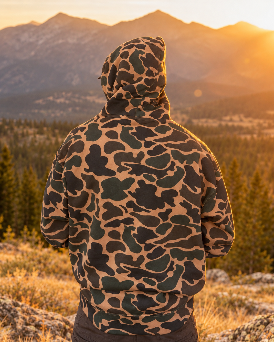 BACKBONE UNLIMITED - HEAVYWEIGHT HOODIE - TRAD CAMO
