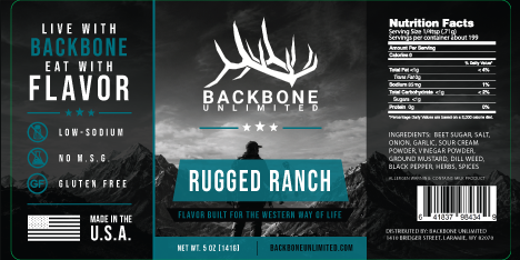 RUGGED RANCH SEASONING